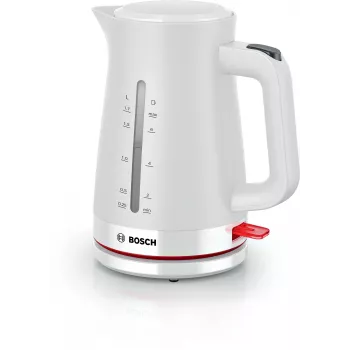 Electric kettle Bosch TWK3M121 — 1.7 L, 2400 W, white, plastic housing