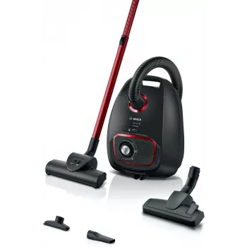 Cylinder vacuum Bosch Serie 4 BGB41POW1 — 850 W, 4 L dust bag, HEPA13, telescopic metal tube