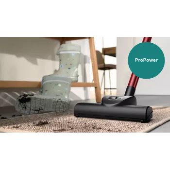 Cylinder vacuum Bosch Serie 4 BGB41POW1 — 850 W, 4 L dust bag, HEPA13, telescopic metal tube
