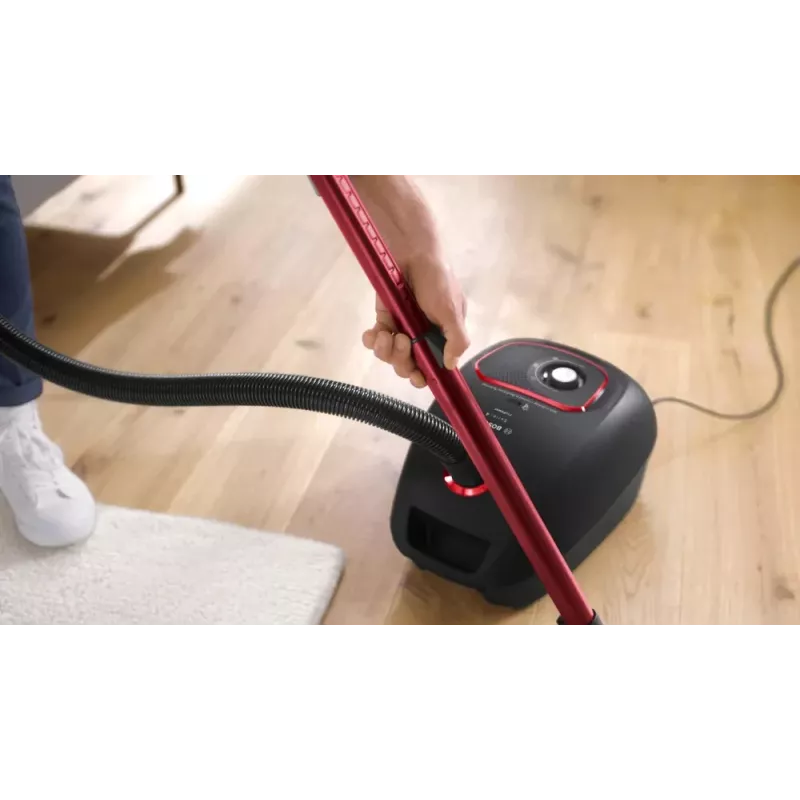 Cylinder vacuum Bosch Serie 4 BGB41POW1 — 850 W, 4 L dust bag, HEPA13, telescopic metal tube