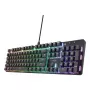 Wired Gaming Mechanical Keyboard TRUST GXT 871 Zora — Full-size QWERTY US, RGB, N-key rollover, 104 keys, Aluminium, USB-A, 1.8 m