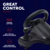 Trust GXT 289 Movi Black USB Steering wheel + Pedals Nintendo Switch, PlayStation 4, Xbox One S, Xbox One X, Xbox Series S, Xbox Series X