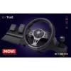 Trust GXT 289 Movi Black USB Steering wheel + Pedals Nintendo Switch, PlayStation 4, Xbox One S, Xbox One X, Xbox Series S, Xbox Series X