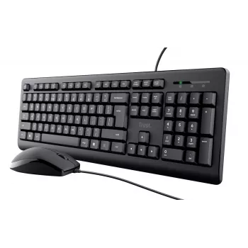 Trust Primo keyboard Mouse included Universal USB QWERTY US English Black