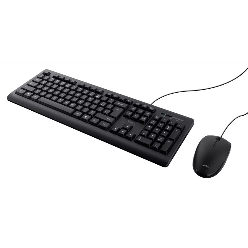 Trust Primo keyboard Mouse included Universal USB QWERTY US English Black
