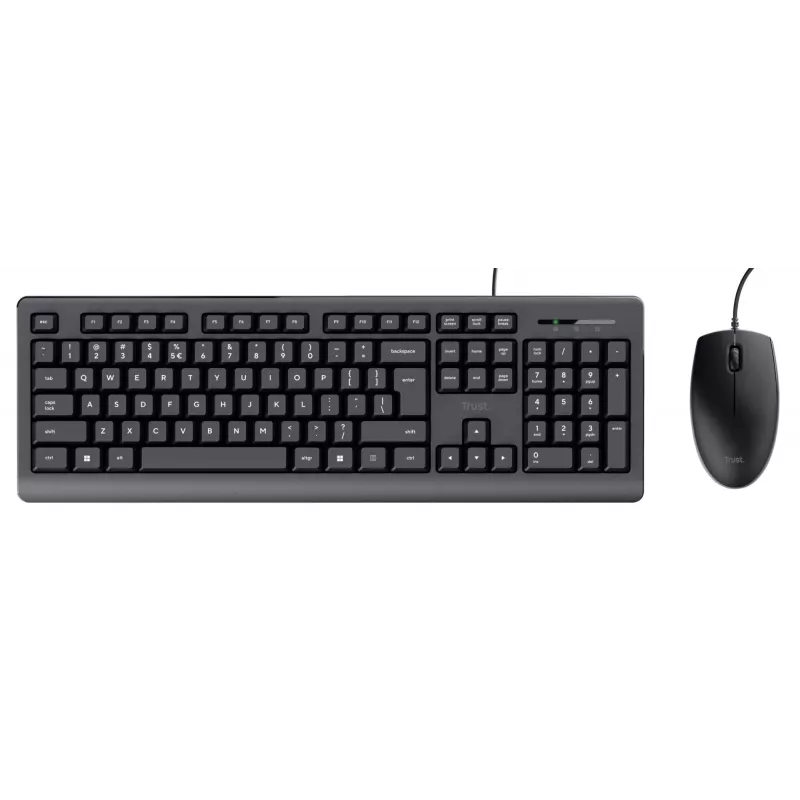 Trust Primo keyboard Mouse included Universal USB QWERTY US English Black