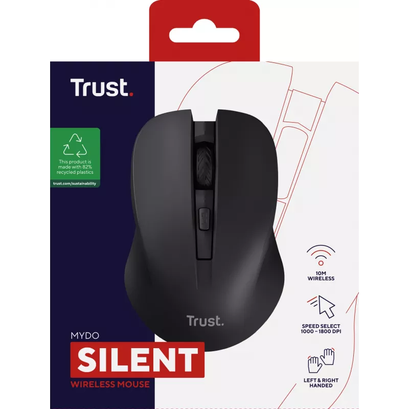 Trust Mydo mouse Office Ambidextrous RF Wireless Optical 1800 DPI
