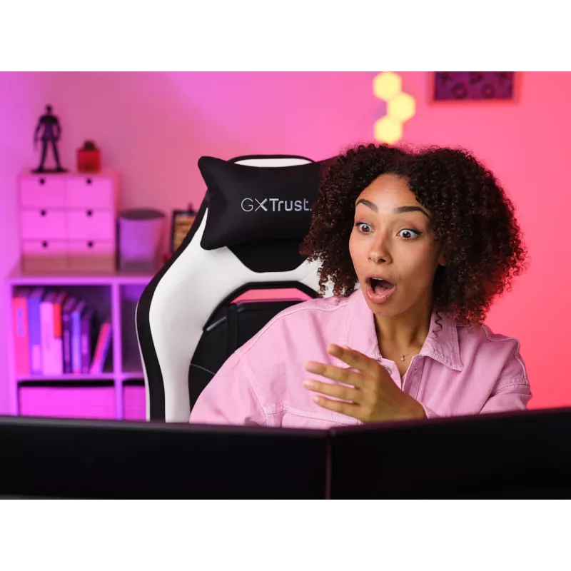 Trust GXT 714 RUYA Universal gaming chair Black, White