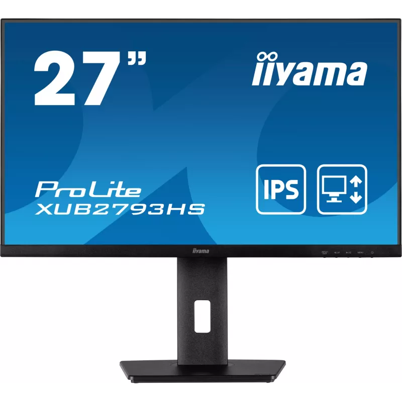 iiyama ProLite XUB2793HS-B7 computer monitor 68.6 cm (27 inch) 1920 x 1080 pixels Full HD LED Black