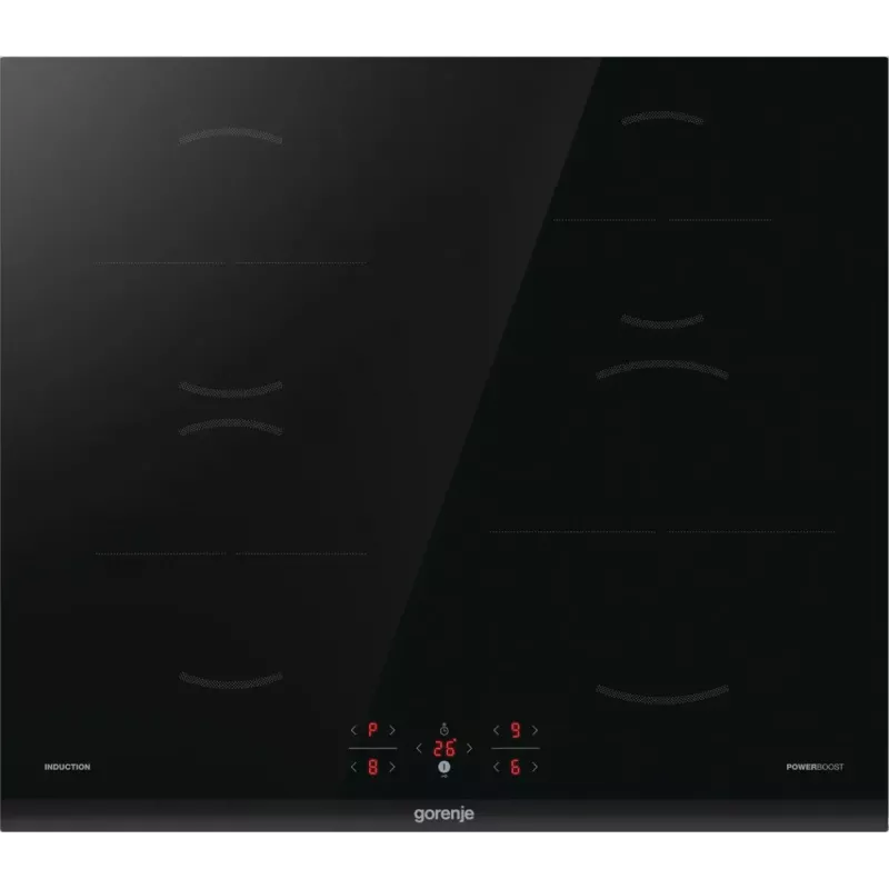 Induction hob Gorenje GI6401BCE — built-in 59.5 cm, 4-zone glass-ceramic, touch control, 220–240 V