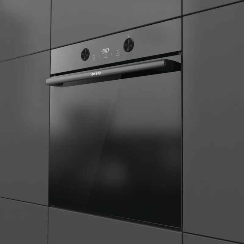 Built-in electric oven Gorenje G400 BPS6737E04DBG, 77 L, 3500 W, touch control, pyrolytic, black