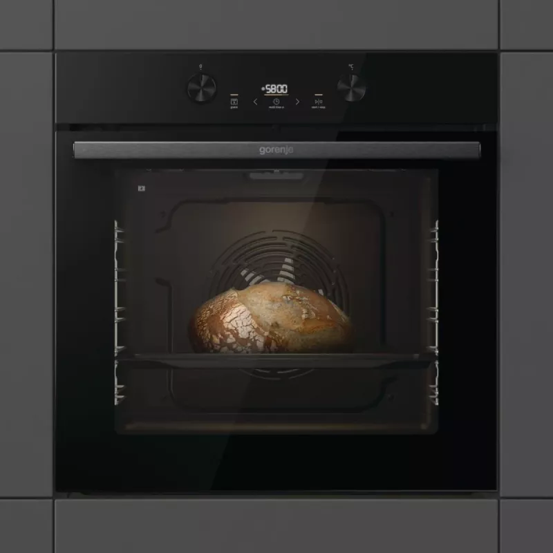 Built-in electric oven Gorenje G400 BPS6737E04DBG, 77 L, 3500 W, touch control, pyrolytic, black