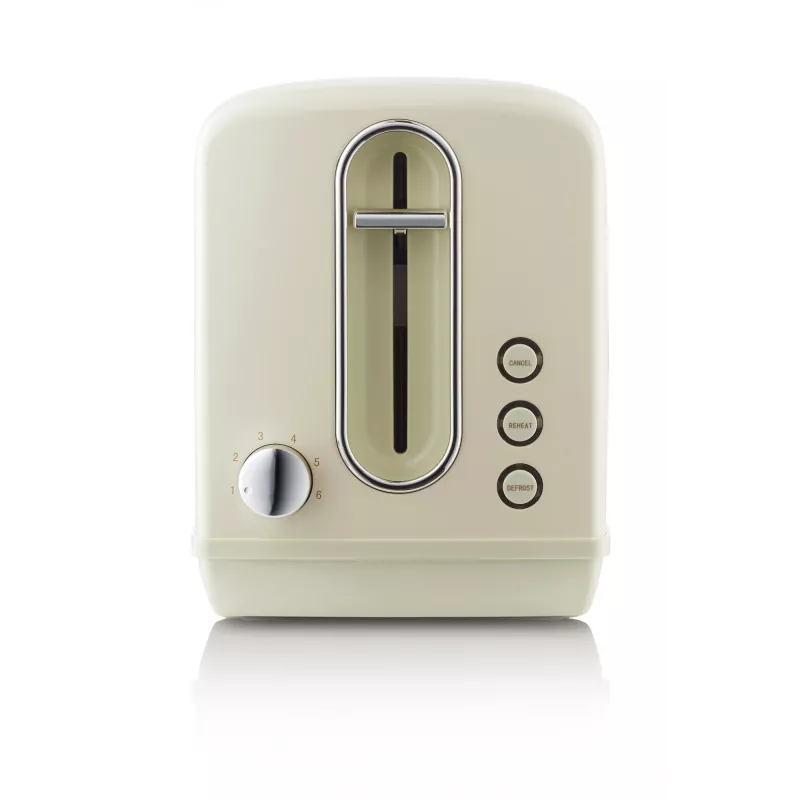 Toaster Gorenje T1100CLI 2-slice 1100 W Champagne, 6 browning levels, defrost & reheat