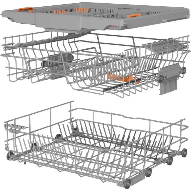 Built-in dishwasher Gorenje GV16D5 — 16 place settings, 44 dB, stainless steel, 7 temperature settings