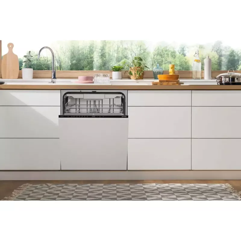 Built-in dishwasher Gorenje GV16D5 — 16 place settings, 44 dB, stainless steel, 7 temperature settings