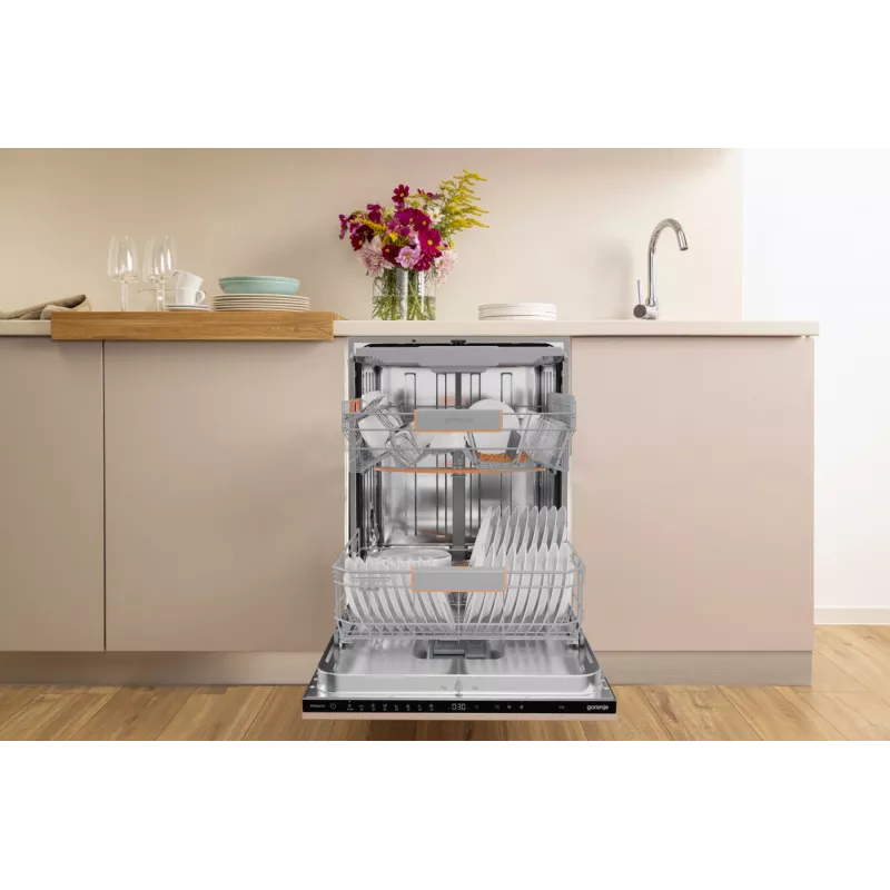 Undercounter dishwasher Gorenje GV663B65XXL — stainless steel, 60 cm, 14 place settings, 6 programs, 38 dB
