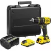 Stanley FATMAX SFMCD721D2K Cordless Drill 18V, 2x 2.0Ah Batteries, with Case