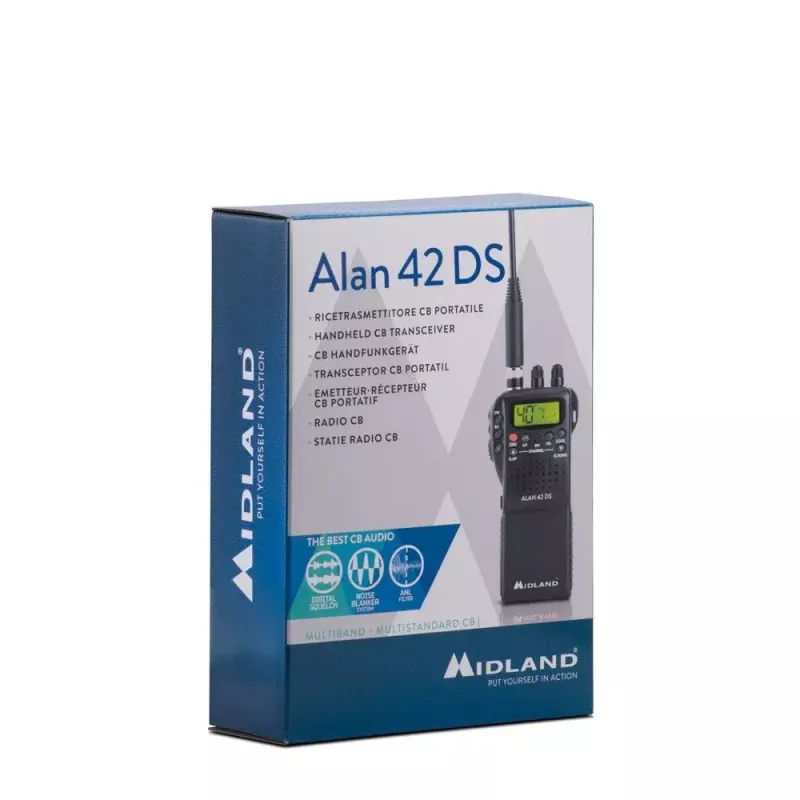 Midland C1267 two-way radio 40 channels 26.565 - 27.99125 MHz Black