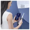Electric toothbrush Oral-B iO 9 adult rotating, 2 handles, 2 brush heads, built-in battery, 3 h charge, Black/Rose
