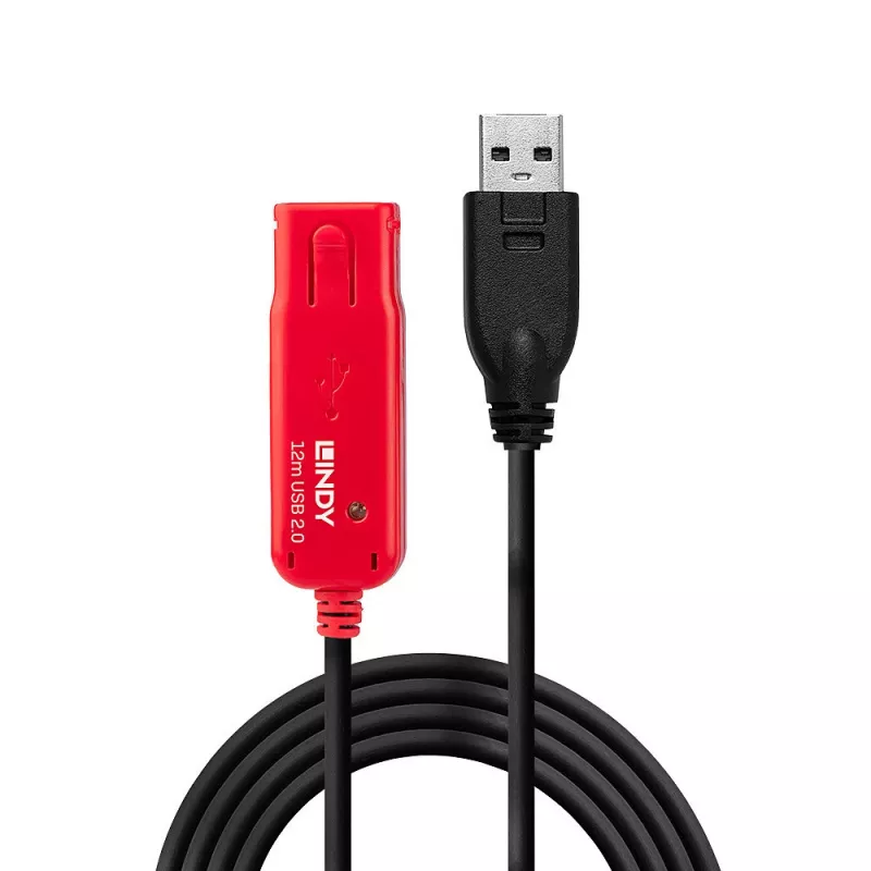 USB Extension Cable Lindy 12m Active Extension Pro