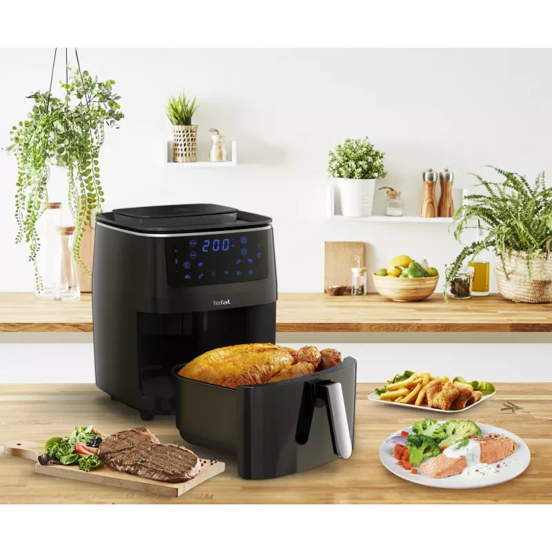 Tefal Easy Fry Grill & Steam FW2018 Single Stand-alone 1700 W Hot air fryer Black