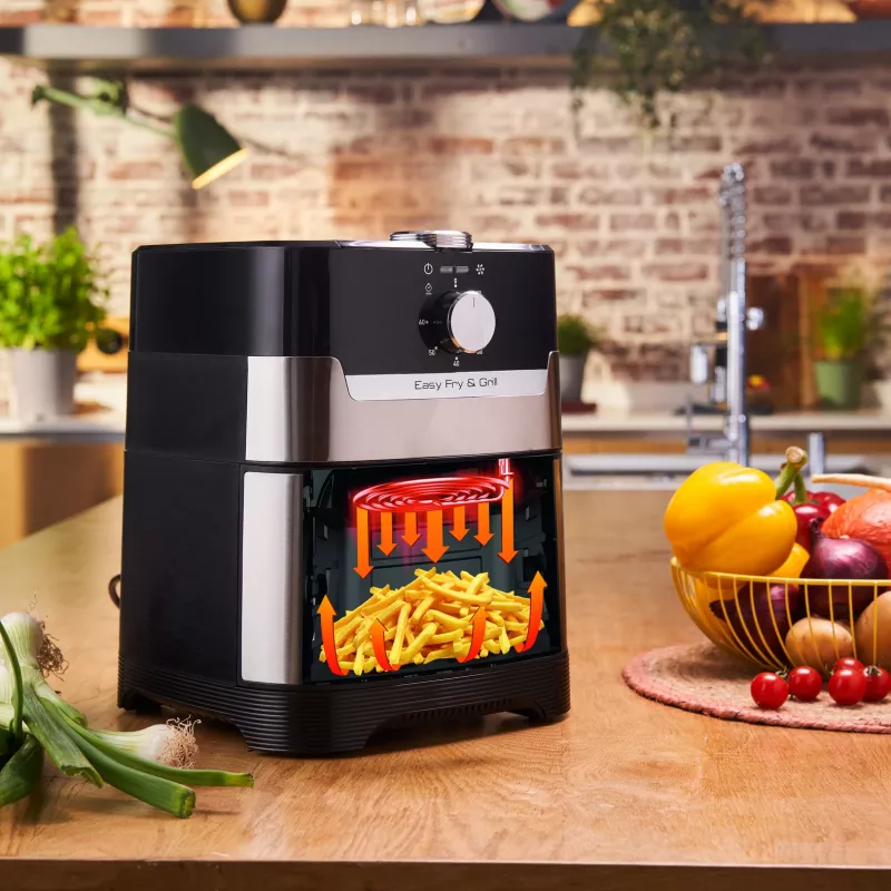 Tefal Easy Fry Grill & Steam FW2018 Single Stand-alone 1700 W Hot air fryer Black