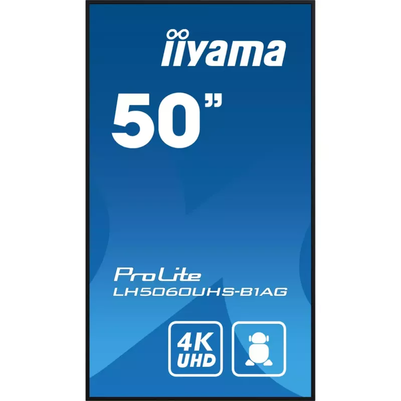 Digital A-board iiyama LH5060UHS-B1AG 49.5 inch LED 4K Ultra HD 3840 x 2160