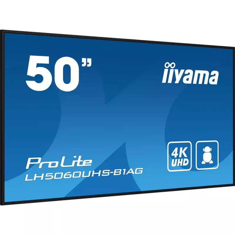 Digital A-board iiyama LH5060UHS-B1AG 49.5 inch LED 4K Ultra HD 3840 x 2160