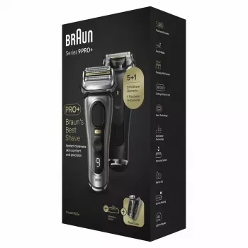 Braun Series 9 Pro+ 9525s Wet & Dry Foil shaver Trimmer Metallic