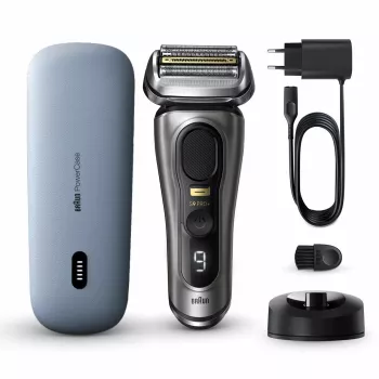 Braun Series 9 Pro+ 9525s Wet & Dry Foil shaver Trimmer Metallic