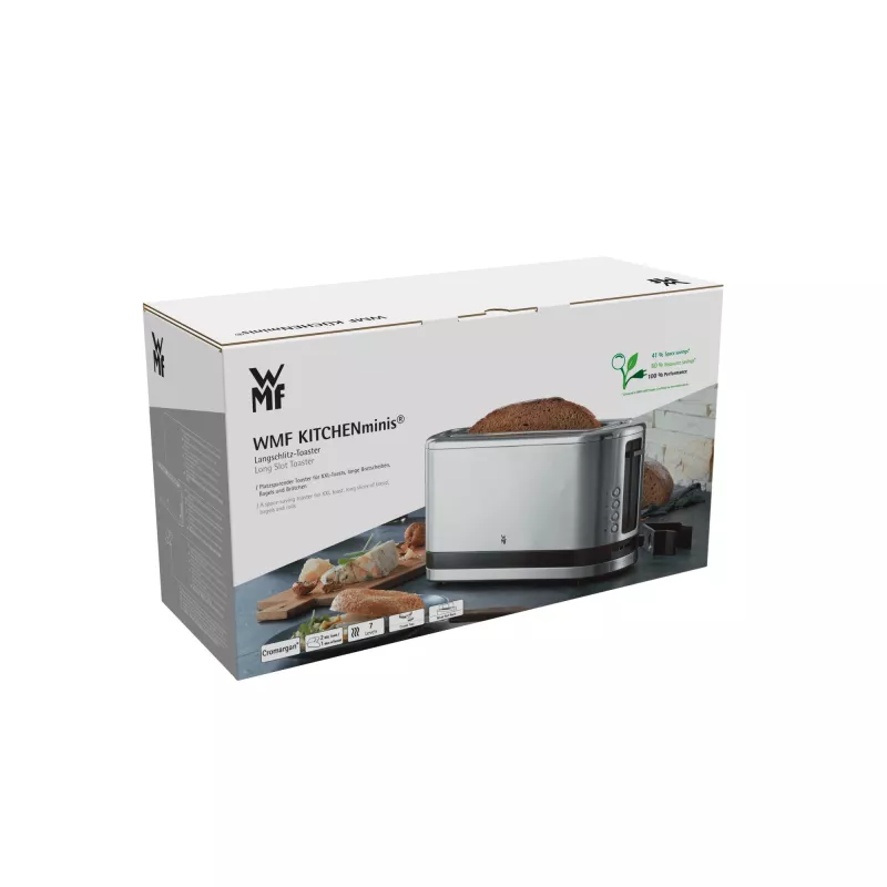 WMF 0414120011 long slot toaster, 900 W, stainless steel