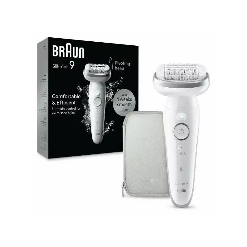 Epilator Braun Silk-épil 9 9-011 40 tweezers Silver White