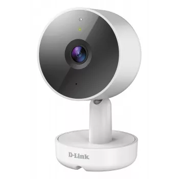 D-Link 2K QHD Indoor Wi-Fi Camera DCS-8350LH, IP security camera, Indoor, Wired & Wireless, Amazon Alexa & Google Assistant, Desk, White