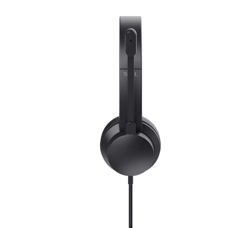 Trust HS-201 Headset Wired Head-band Office/Call center USB Type-A Black