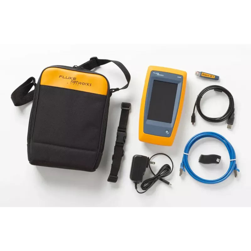 Twisted pair cable tester Fluke LIQ-100 with RJ-45/USB support, max length 305 m, 6400 mAh Li-Ion battery