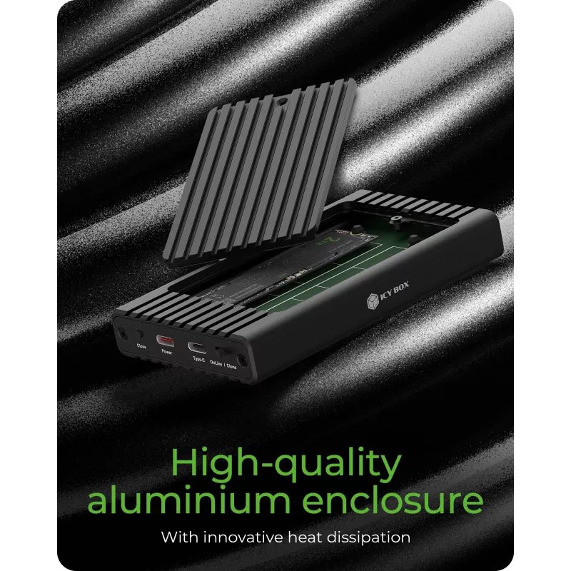 ICY BOX IB-2817MCL-C31 SSD enclosure Black M.2 USB powered