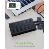 ICY BOX IB-2817MCL-C31 SSD enclosure Black M.2 USB powered