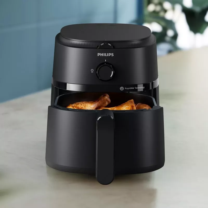 Philips 1000 series NA120/00 fryer Single 4.2 L Stand-alone 1500 W Hot air fryer Black