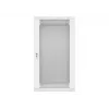 Lanberg WF01-6622-10S 22U 19 inch Wall-Mounted Rack Cabinet, 600x600 mm, Grey, IP20, 60 kg Load, Flat-Pack
