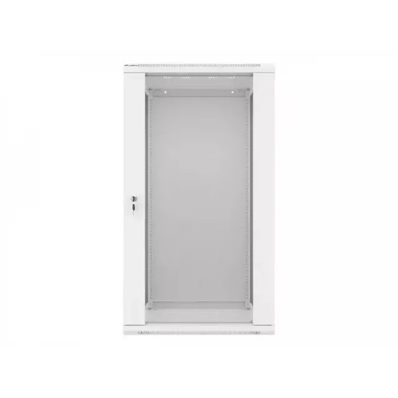 Lanberg WF01-6622-10S 22U 19 inch Wall-Mounted Rack Cabinet, 600x600 mm, Grey, IP20, 60 kg Load, Flat-Pack