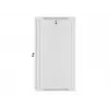 Lanberg WF01-6622-10S 22U 19 inch Wall-Mounted Rack Cabinet, 600x600 mm, Grey, IP20, 60 kg Load, Flat-Pack