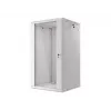 Lanberg WF01-6622-10S 22U 19 inch Wall-Mounted Rack Cabinet, 600x600 mm, Grey, IP20, 60 kg Load, Flat-Pack