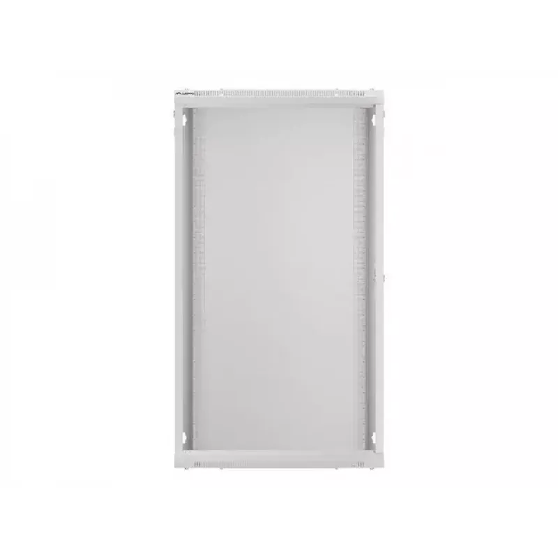 Lanberg WF01-6622-10S 22U 19 inch Wall-Mounted Rack Cabinet, 600x600 mm, Grey, IP20, 60 kg Load, Flat-Pack