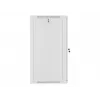 Lanberg WF01-6622-10S 22U 19 inch Wall-Mounted Rack Cabinet, 600x600 mm, Grey, IP20, 60 kg Load, Flat-Pack