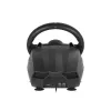 GENESIS Seaborg 400 Black, Silver USB Steering wheel + Pedals Nintendo Switch, PC, PlayStation 4, Playstation 3, Xbox 360, Xbox One, Xbox One S, Xbox One X