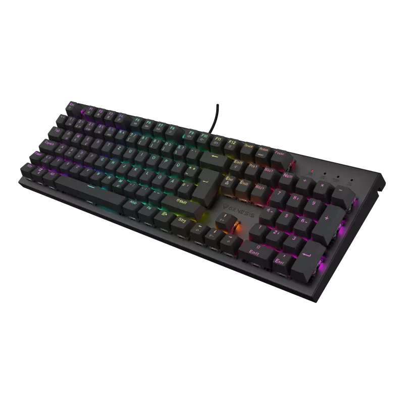 GENESIS Thor 303 Keyboard Gaming USB QWERTZ German Black Mechanical RGB
