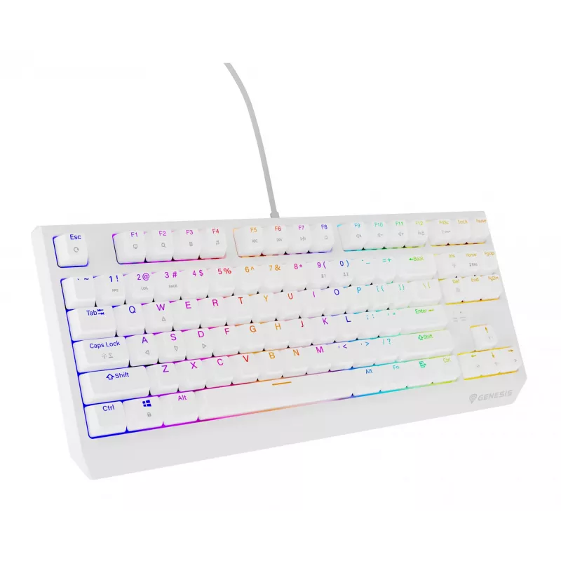 GENESIS Thor 230 TKL keyboard Gaming USB QWERTY US English White