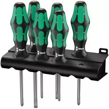 Screwdriver Set Wera 335/350/355/6 Kraftform Plus