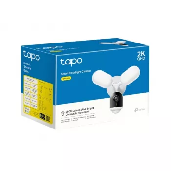 TP-Link Smart Floodlight Camera, IP security camera, Outdoor, Wired & Wireless, 2800 lm, 5000 K, Wall