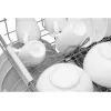 Semi built-in dishwasher AMICA DIM62E7qH — 14 place settings, 60 cm, LED touch display, 7 programs, White